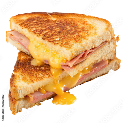 grilled ham and cheese sandwich png toasted ham and cheese toast png melted cheese sandwich png deli classic png transparent background image