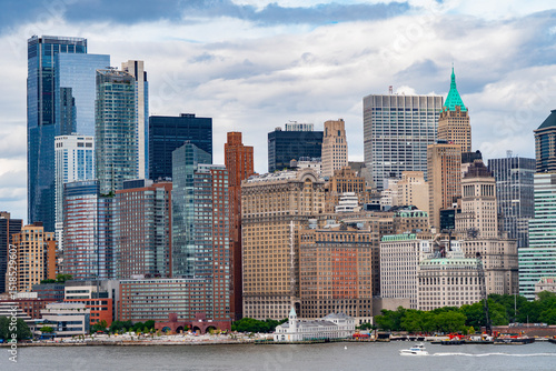 Photography cityscape and skyline of buildings in New York City