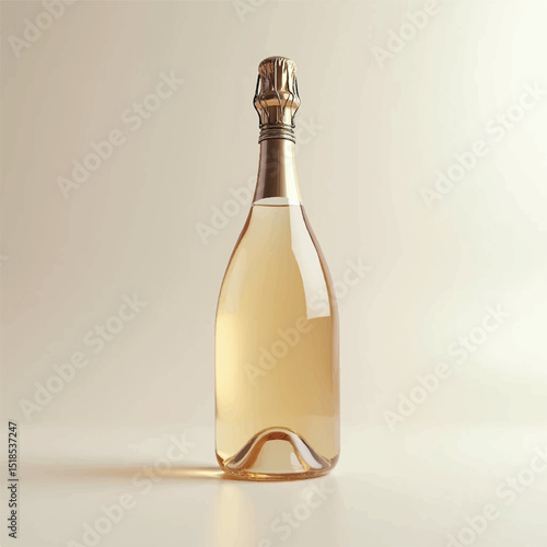 wine bottle mockup3d mockups,champagne bottle mockup with white label, realistic 3d product mockups,glass bottle,white background,withoutbackground,ice cubes,multiple productsgolden champagne red wine