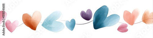 Colorful hearts intertwining to symbolize love, community, and the fear of being unwanted
