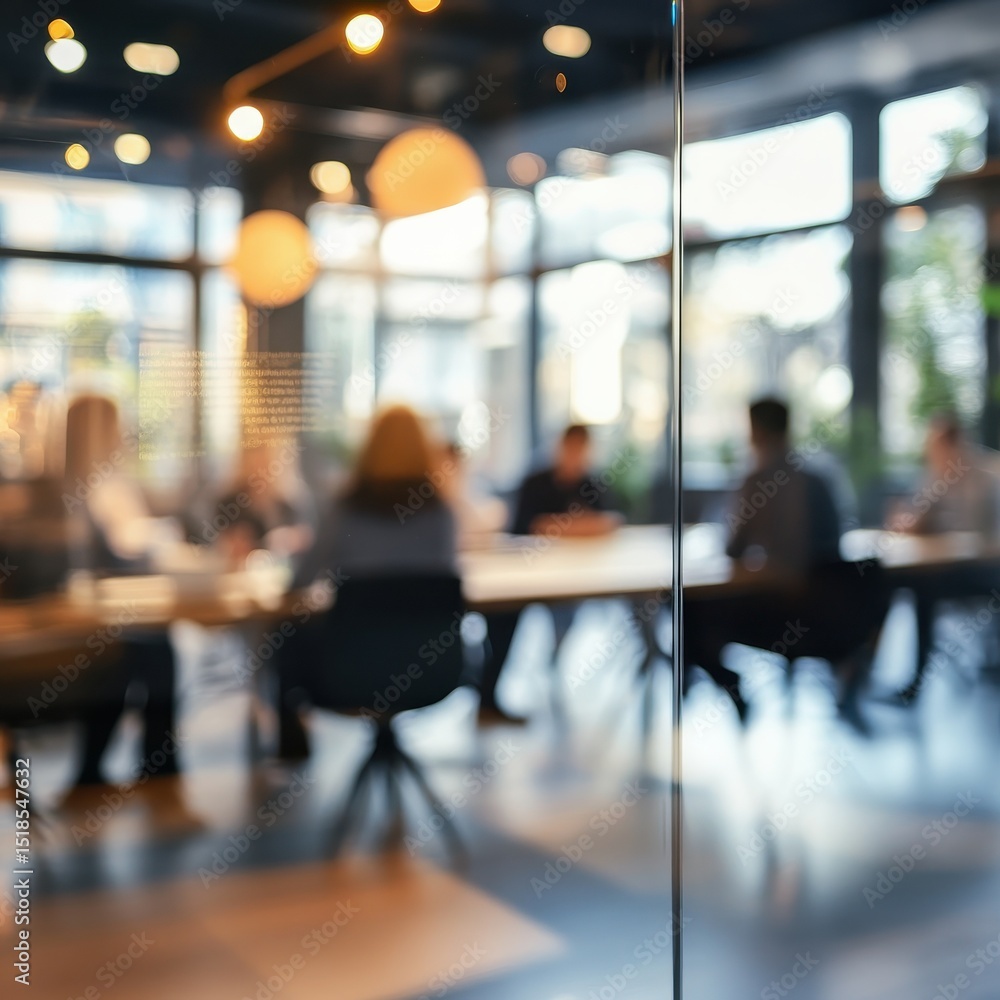 © Johannes - Defocused abstract background featuring a modern meeting room with natural light and a professional team collaborating. Ideal for business and corporate visuals. © Johannes - Defocused abstract background featuring a modern meeting room with natural light and a professional team collaborating. Ideal for business and corporate visuals.