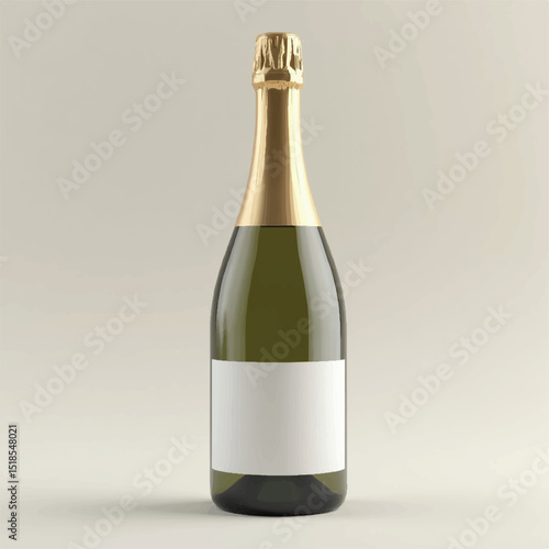wine bottle mockup3d mockups,champagne bottle mockup with white label, realistic 3d product mockups,glass bottle,white background,withoutbackground,ice cubes,multiple productsgolden champagne red wine