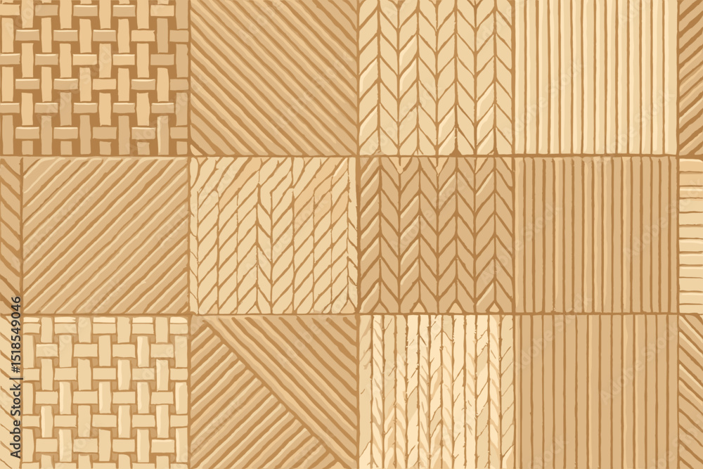 Textured wood patterns showcase intricate designs in natural hues suitable for various artistic projects Textured wood patterns showcase intricate designs in natural hues suitable for various artistic projects