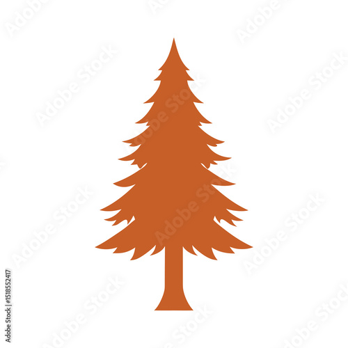 christmas tree vector illustration