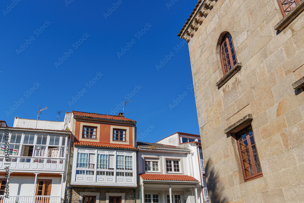 Naklejka premium Die Altstadt von Betanzos in Spanien