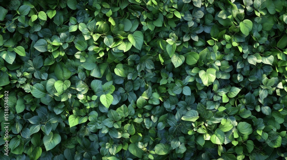 Lush green leaves creating a serene backdrop for text insertion in a vibrant natural setting during daylight hours. Generative AI Lush green leaves creating a serene backdrop for text insertion in a vibrant natural setting during daylight hours. Generative AI
