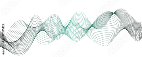 Abstract grey smooth element swoosh speed wave modern stream background. Abstract frequency sound wave lines and twisted curve lines background. Visual music wave frequencies rhythm. 