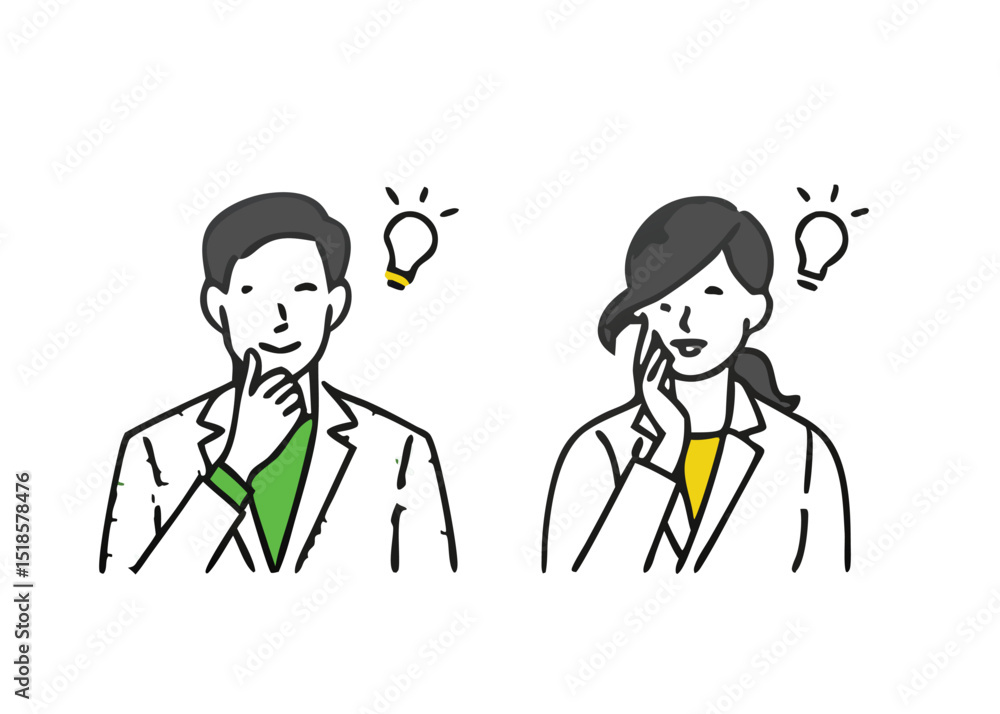 Set of men and women in casual clothes doing fist pumps. Male and female illustrations of pharmacists and doctors giving good signs with a smile. 