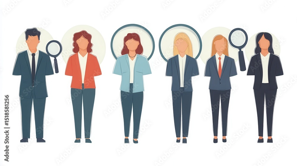 Recruitment and headhunting agency, employment service icons set. Employees hiring. Candidates, career advice, executive jobs metaphors. Vector isolated concept metaphor illustrations illustration , Recruitment and headhunting agency, employment service icons set. Employees hiring. Candidates, career advice, executive jobs metaphors. Vector isolated concept metaphor illustrations illustration ,