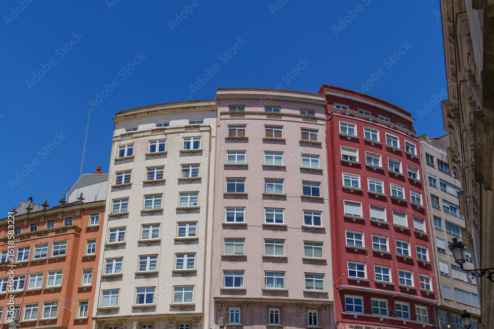 Fototapeta premium Frühling in A Coruna in Spanien