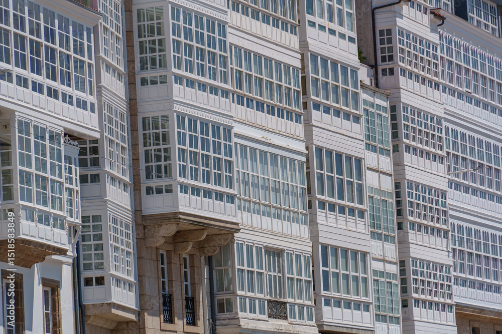 Fototapeta premium Frühling in A Coruna in Spanien