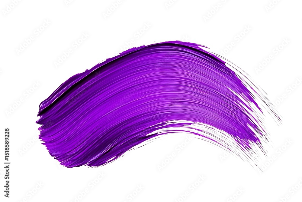 A bright purple brushstroke isolated on white, with a smooth, subtle purple smear blending outward, forming a clean, minimalist design. A bright purple brushstroke isolated on white, with a smooth, subtle purple smear blending outward, forming a clean, minimalist design.