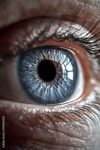 close up of eye