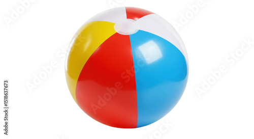 Fototapeta Naklejka Na Ścianę i Meble -  Isolated Beach Ball