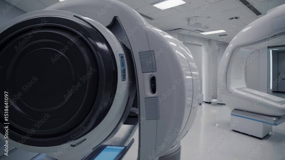 custom made wallpaper toronto digitalAdvanced MRI or CT Scan Machine in Bright Clinical Lab