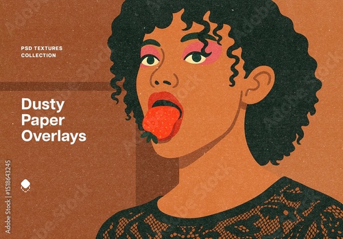 Dusty Paper Overlays Textures Collection