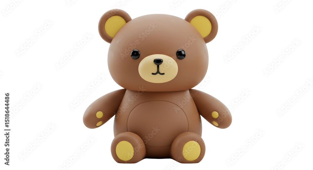 Naklejka premium Isolated Bear