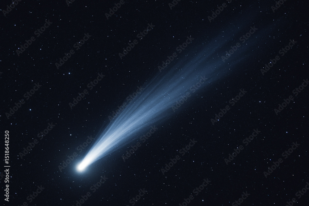 Obraz premium Comet in space
