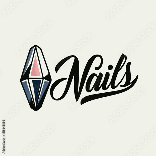 Nail Salon Logo – Modern Manicure Brand Identity