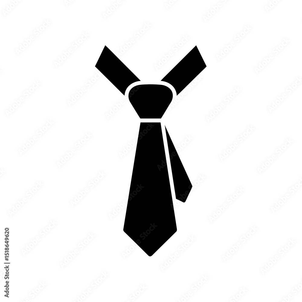 Father's Day tie icon representing celebration and gifting Father's Day tie icon representing celebration and gifting