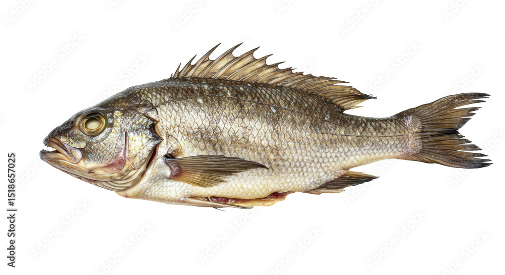 Isolated Brown Fish Isolated Brown Fish