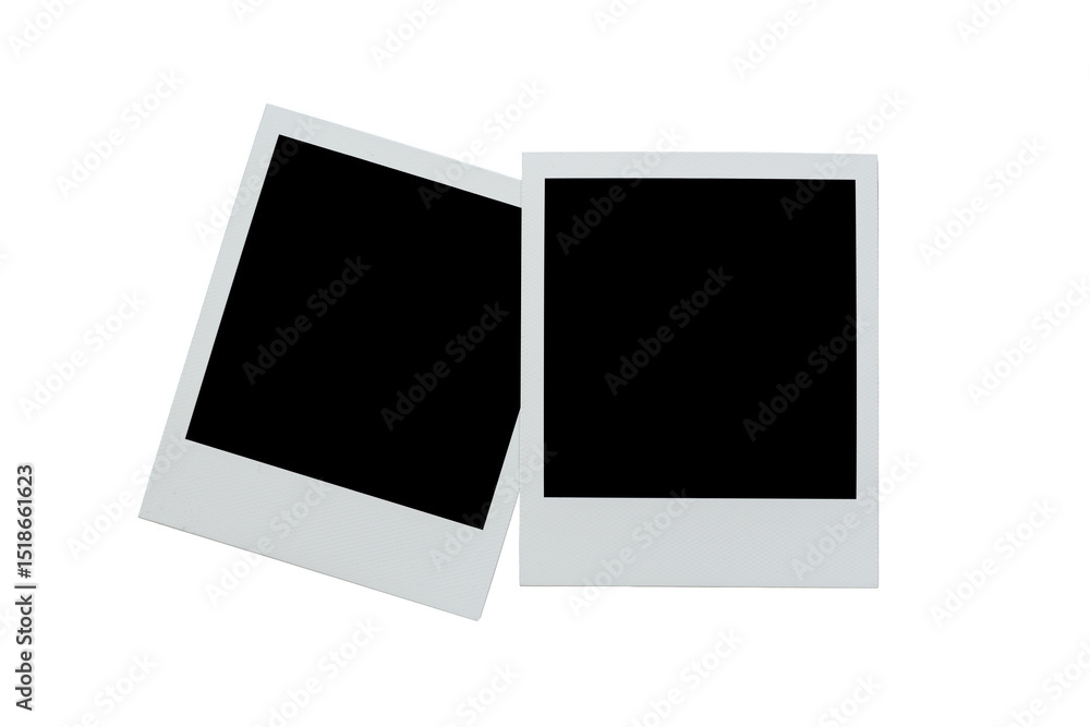 A pair of white frames with a spacious black center, perfectly suited for inserting a photograph. These frames create an elegant and concise look for displaying your favorite shots. A pair of white frames with a spacious black center, perfectly suited for inserting a photograph. These frames create an elegant and concise look for displaying your favorite shots.