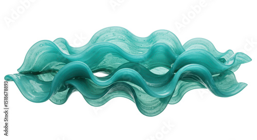 Fototapeta Naklejka Na Ścianę i Meble -  Isolated glass sea object