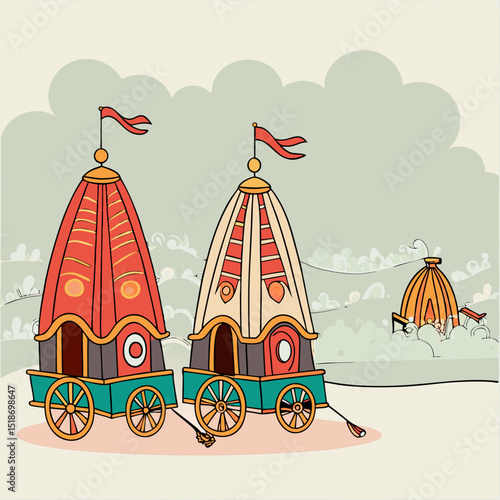 The Ratha Yatra of Puri, also rendered as the Ratha Jatra, is considered the oldest and largest Hindu chariot festival celebrated annually, on the bright half of the lunar month of Ashadh. The festiva