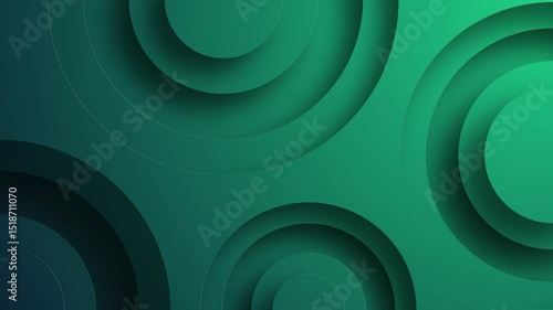 Wallpaper Mural Animación minimalista de círculos trazados con relieve en fondo colorido y degradado Torontodigital.ca