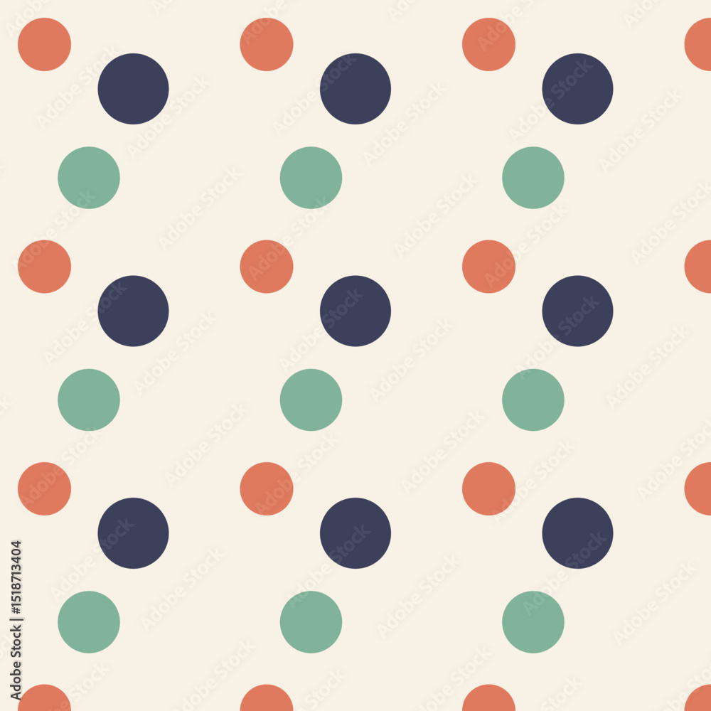 seamless polka dots pattern seamless polka dots pattern