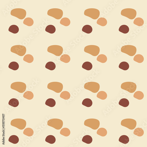 coffee beans seamless background