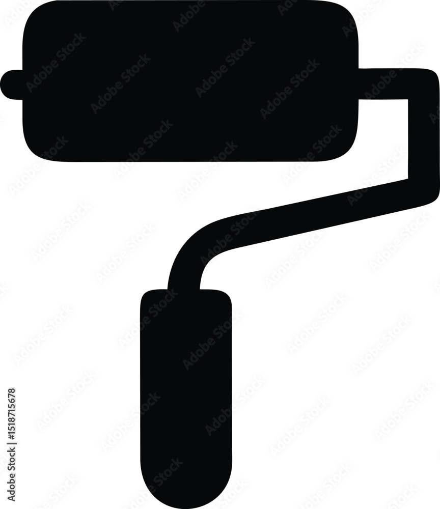 paint roller silhouette paint roller silhouette