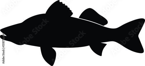 walleye fish silhouette