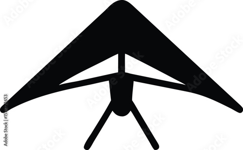 hang glider silhouette 