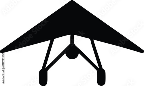 hang glider silhouette 