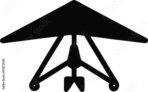 hang glider silhouette 