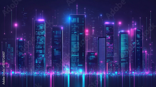 Abstract digital tech illustration depicting server logic and database systems—symbolizing data flow, information architecture, modern computing, and the backbone of digital infrastructure.
