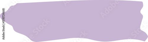 Muted Purple Soft Torn Tape Strip