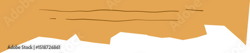 Horizontal Wide Scrap With Soft Lines