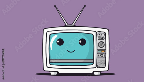 cartoon character of television Graphic Design for T shirt Street Wear and Urban Style