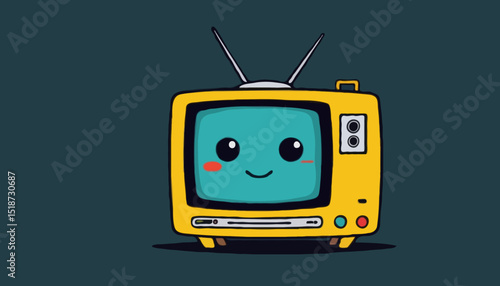 cartoon character of television Graphic Design for T shirt Street Wear and Urban Style