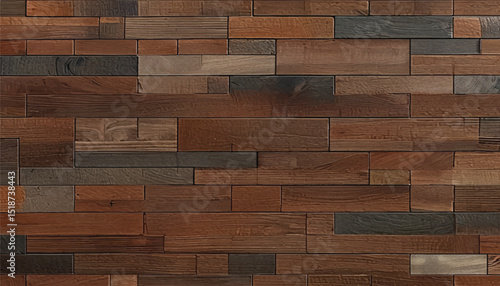 Wooden wall. Wooden background. Wood planks. Wooden Wall Paneling. Textured wooden wall. 