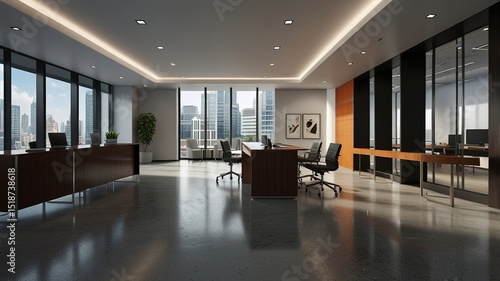Modern office professional business