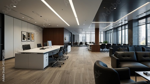 Modern office professional business