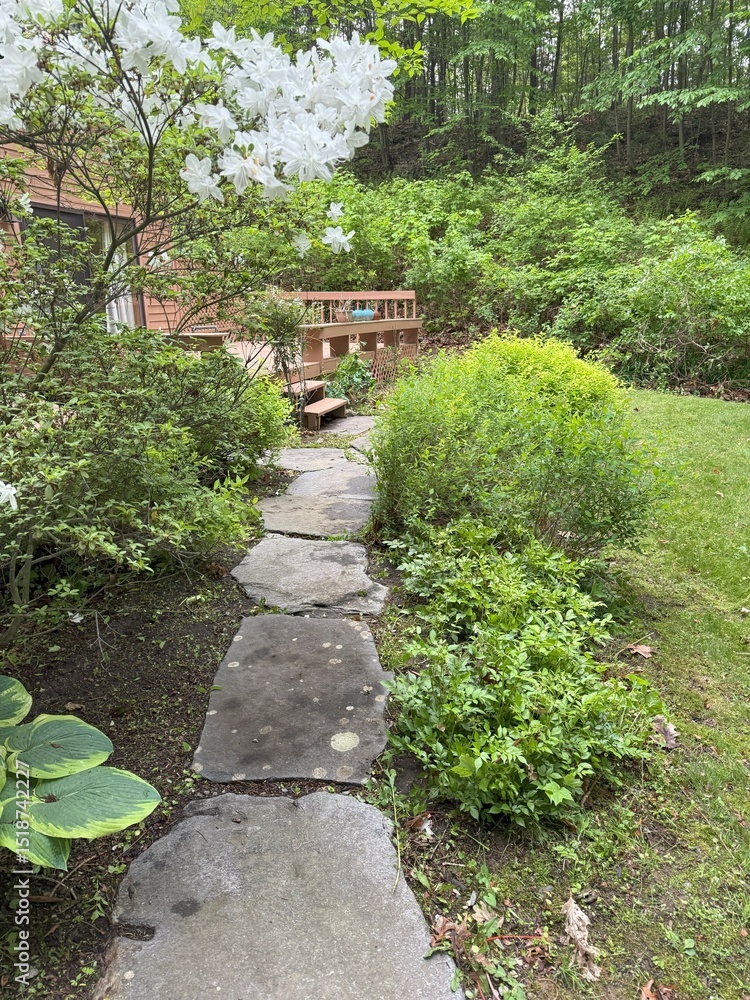 Naklejka premium Garden Walk