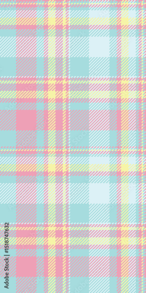 Magazine check tartan pattern, abstract background plaid seamless. Glamor textile vector texture fabric in teal and red colors. Magazine check tartan pattern, abstract background plaid seamless. Glamor textile vector texture fabric in teal and red colors.