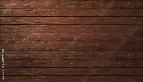 Wooden wall background. Close up of wall made of wooden planks. Wood texture background. 
