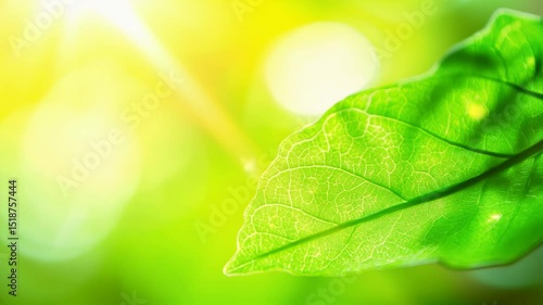 green leaves background