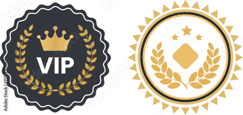 VIP Label Badge