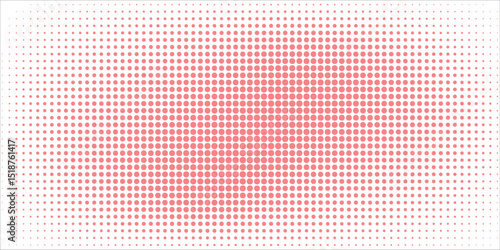 Light Red vector banners set of circles, spheres. Abstract spots. Art Background of bubbles in halftone style with colored gradient.